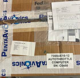 735sue10-12 Smiths Industries Ge Aerospace Legacy Autothrottle Computer - As Is Includes Company C Of 735sue10-12 Smiths Industries Ge Aerospace Legacy Autothrottle Computer - As Is Includes Company C Of
