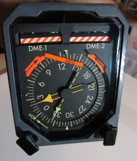 53500 Sperry Twa Trans World Airways Radio Digital Distance Magnetic Indicator