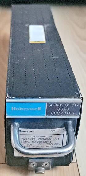 7004206-901 Sperry Honeywell Sp-717 Csas Computer Autopilot Control - For Parts Or Repair