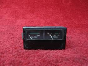 436461-w6 Stewart Warner Oil Pressure And Temp Gauge Cluster 12v Pn