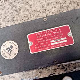 Sundstrand 700622b Load Controller Generator Drive 700662b 10-61433-1