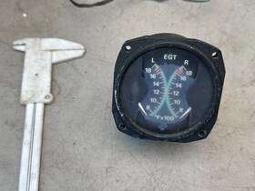 76b711 The Lewis Engrg. Co. 75b711 Dual Egt - Engine Temp Indicator