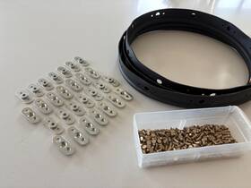 Tyc0308 The Yak Collection 50/52/tw/18-t D.i.y. Chafing Strip Replacement Kit- Free Shipping In Us