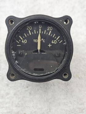 Thomas A Edison P109 Temperature Indicator Gauge Aircraft