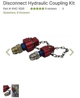 Tronair Khc-1005 Disconnect Hydraulic Coupling Kit