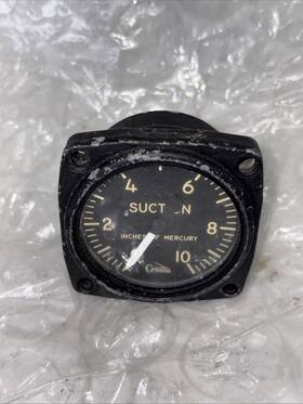 S1414-n1 Uma Inc Cessna Suction Guage Pn Model 3-102-1 S1414-n1 Uma Inc Cessna Suction Guage Pn Model 3-102-1