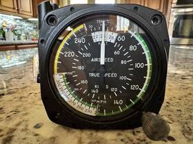 T16-310-240dm37 Uma Dual Scale Airspeed Indicator 3-1/8 40-240 Mph Tsoftd
