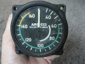 4-16-ba9f19 Us Gauge 0411086 Cessna Airspeed 0-160 Needs Oh /10 Aw-2 3/4-16-ba9f19
