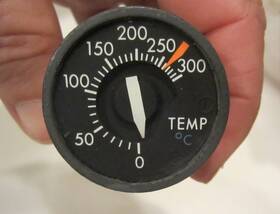 Dc-10-10 Weston 520420 Indicator Pneumatic Temperature P/n N946ll As Removed