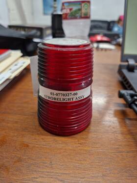 01-0770327-00 Whelen Red Strobe Light / -10 Aircraft Experimental Helicopter