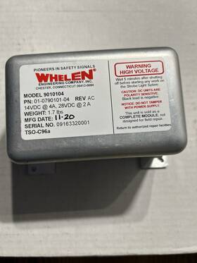 01-0790101-04 Whelen Power Supply 01-0790101-04 Whelen Power Supply