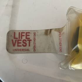 William Frick 4101578lvt Authentic Delta Md88/90 Life Vest - 2020 Expiration Surplus Collectors
