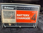 Vintage Schauer 4 Amp Battery Charger Or Volts Model A-7612. Fixed Price $39.50.