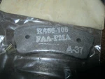 New Rapco Brake Lining RA66-105 With Rivets. Fixed Price $18.00.