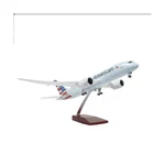 Boeing 787 1:130 Scale Jet Model With Led Light (touch/sound Control) For Dec.... Fixed Price $193.74.