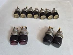 11X Vintage Dialco LH73/2 Panel Indicator Lights, Red, Green & White, Used. Fixed Price $24.95.