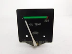 Cessna 182 Stewart Warner Oil Temp Gauge 829136 (for Parts Only). Fixed Price $75.00.