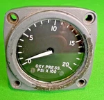 Vintage Weston Aircraft Oxygen Pressure Indicator P/n 182972 For Parts/display. Fixed Price $26.95.