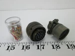 New Nos Itt Cannon 26 Position Circular Connector Plug Female Sockets Sku. Fixed Price $99.99.