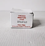 CMA-7512-24 Chicago Miniature 71744 Lamp Bulb 28V / 26W (6 Available). Fixed Price $25.00.