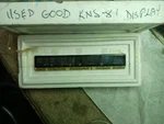 King Kns 81 Display Glass Pn 037-0067-00 Dale PD-14D025-2. Fixed Price $68.00.