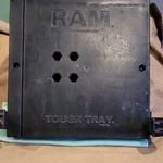 Ram Tough Tray Laptop Stand Riser Black Rigid Plastic Mounting. Fixed Price $64.48.