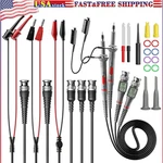 Universal Oscilloscope Probes With Accessories Test Lead Kit 100MHZ 1X 10X 2PACK. Fixed Price $25.99.