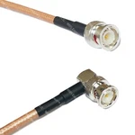 RG400 Silver Bnc Male To Angle Coax Rf Cable Usa Lot. Fixed Price $117.12.