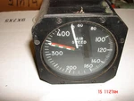 Vintage Aircraft,rat Rod Desk Art,air Speed Indicator Kollsman INST,60-400 Knots. Fixed Price $59.99.