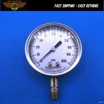 New Ashcroft Duralife Industrial Pressure Gauge Psi 100 94328 Small Lens Crack. Fixed Price $64.90.
