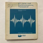 Bendix RT-241A Vhf Communications Transceiver Maintenance Manual I.b. 2241. Fixed Price $28.75.