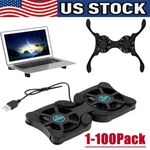 Dual Usb Cooling Pad Foldable Slim Fans Cooler Stand For Laptop Notebook Lot. Fixed Price $272.09.