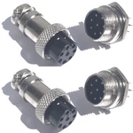 Aviation 8 Pins Plug And Socket Wire Cable Connectors Diameter 0.63" 16MM Jcx. Fixed Price $11.05.