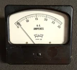 430C Triplett A.c. Amperes Panel Meter 0-30 Amps Used. Fixed Price $15.00.