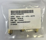 Norman Lamps 88-22662 Green Bulb 6240-01-470-4272 6S6/30-V-801 (3PC Lot). Fixed Price $24.95.
