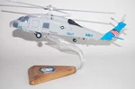 SH-60B, HSL-47 Saberhawks, 16" Mahogany Scale Model. Fixed Price $449.00.
