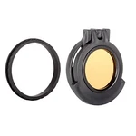 Tenebraex Amber See-through Objective Flip Cover W/ Adapter (ZC5000-ACR). Fixed Price $77.54.