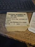 Htf Vintage Nos Tachtronic Instruments Military Servo Motor 10TGSM1154. Fixed Price $19.99.