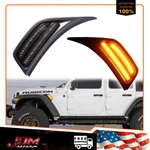 Led Front Fender Side Marker Turn Signal Lights For Jeep Wrangler Jl 2018-2024. Fixed Price $19.99.