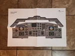 Hawker 800XP Avionics Instrument Panel Poster. Fixed Price $30.00.