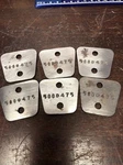 5000475 Meggitt Aircraft Wearpad Brake Disc Lot Of 6. Fixed Price $50.00.