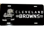 Cleveland Browns 2 Car Tag Diamond Etch Aluminum License Plate. Fixed Price $18.95.
