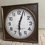 26.5 Large American Clock Company Los Angeles Wall Warehouse. Fixed Price $130.00.