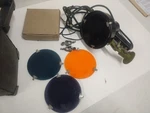 Vintage Grimes Us Navy Signal Light Model K-3 W/ 4 Colored Lens & Carrying Case. Fixed Price $79.00.