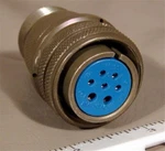 Amphenol MS3106A18-9S Circular Mil Spec Connector, 7 Position. Fixed Price $32.98.