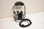 David Clark Pilot Headset Model H10-13H 12507G-45 W/ Gel Ear Cushions & M-7A Mic. Fixed Price $299.99.