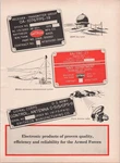 Raytheon Vintage Military Electronics Print 1959 Radar Radio. Fixed Price $14.27.