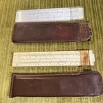 Vintage Tool: Dietzgen 1765W Handy Leather Sheath & Bendix Red Bank Slide Ruler. Fixed Price $12.24.