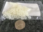 100 Nylon Insulator Bushings For # 6 Screws Flanged Shoulder Military 91145A141. Fixed Price $12.50.