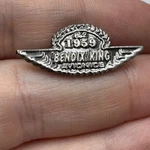 Vintage Bendix King Avionics Wings Badge Metal Enamel Lapel Pin. Fixed Price $19.95.